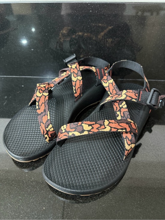 Chaco Shoes - Chaco Z/Cloud Women’s 9 Black Orange Double Strap Sport Sandals